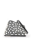 The Attico mini midnight clutch with mirrored studs