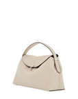 Toteme milk leather handbag with t-lock and adjustable strap