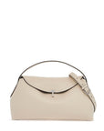 Toteme milk leather handbag with t-lock and adjustable strap