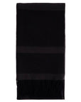 Toteme charcoal grey monogram jacquard wool scarf