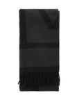 Toteme wool jacquard monogram scarf