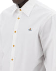 Vivienne Westwood ghost shirt with orb embroidery