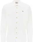 Vivienne Westwood ghost shirt with orb embroidery