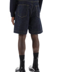 Sacai denim bermuda shorts with removable belt