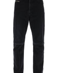 Sacai slim jeans with belt