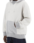 Sacai hooded sweatshirt with reverse