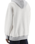 Sacai hooded sweatshirt with reverse