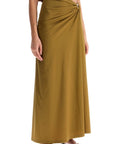 Christopher Esber long lycra skirt with slit