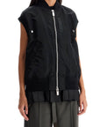 Sacai layered nylon vest for outdoor