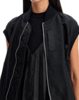 Sacai layered nylon vest for outdoor