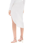 Jacquemus la jupe saudade asymmetric skirt