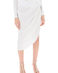 Jacquemus la jupe saudade asymmetric skirt