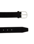 Toteme wide suede leather belt with large buckle