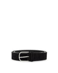 Toteme wide suede leather belt with large buckle