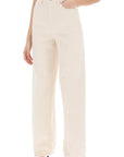 Toteme organic cotton wide leg jeans.