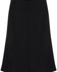 Toteme satin panel skirt with eight panels