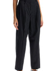 Toteme double pleated pinstripe trousers