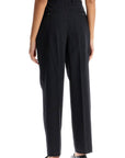 Toteme double pleated pinstripe trousers