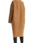 Toteme wool blend cocoon coat with