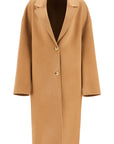 Toteme wool blend cocoon coat with