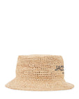 Jacquemus peach bucket hat for a stylish