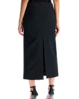 The Attico midi skirt with thin belt