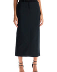 The Attico midi skirt with thin belt