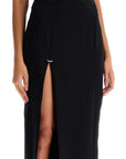 Mugler long skirt with piercing detail