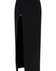 Mugler long skirt with piercing detail