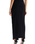 Mugler long skirt with piercing detail