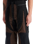 Mugler patchwork cargo pants with