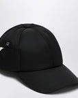 JACQUEMUS Black Ovalie baseball cap