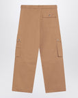 JACQUEMUS Camel-coloured cargo trousers