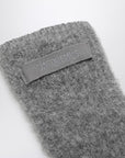 JACQUEMUS Gray alpaca gloves