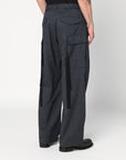 Sacai Gray cargo pants with belt