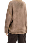 The Attico asymmetric wool and cashmere pullover