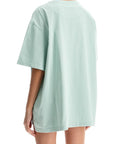 The Attico oversized short sleeve mint green t-shirt