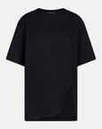 The Attico Black cotton T-shirt
