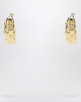 JACQUEMUS Banana earrings with rhinestones