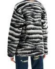 Marc Jacobs zebra print wool and mohair