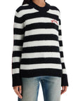 Marc Jacobs pullover the striped brushed logo sweater