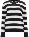 Marc Jacobs pullover the striped brushed logo sweater