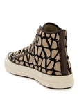 Valentino Garavani totaloop toile iconographe high-top sneakers