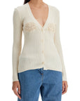 Magda Butrym crochet insert cardigan with eight