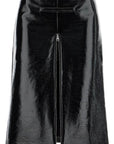 Courreges vinyl midi skirt in seven