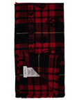 Alexander Mcqueen tartan wool skull scarf in