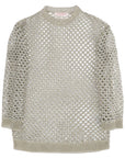 Valentino Garavani "mesh knit pullover with sequins embell