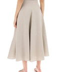 Valentino Garavani linen canvas skirt for women