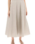 Valentino Garavani linen canvas skirt for women