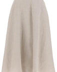 Valentino Garavani linen canvas skirt for women